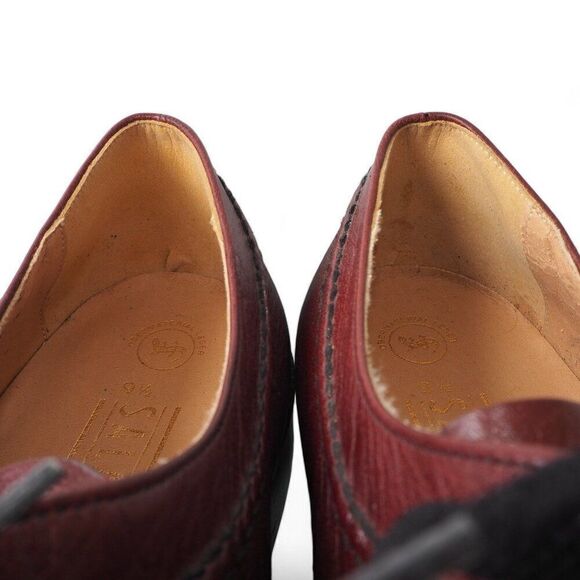 Marke Salamander Vintage Made in West Germany Leather Oxfords Brown Men's 9.5F - Picture 11 of 11